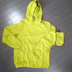 【ユニクロ】イエロー フード付き ウィンドブレーカー　ポケッタブル　Sサイズ