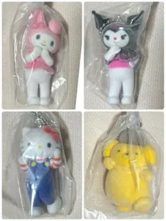 サンリオキャラクターズ ミニチュアチャーム　ライブキャラクター　4個セット