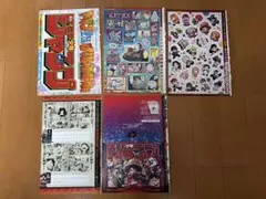 週刊少年ジャンプ付録シール ＋ 週刊少年ジャンプ 2025年カレンダー4点セット