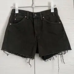 Levi's 505 ダークグリーン ショートパンツ