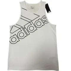 【新品タグ付き】adidas タンクトップ IY6371 ホワイト Lのサムネイル
