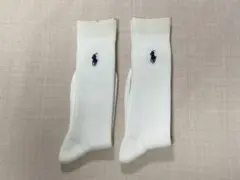 Ralph Lauren ラルフローレン　ロングソックス2足　22〜24cm 白