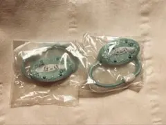 サンリオ　刺繍ヘアゴム　シナモロール　2個セット