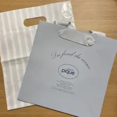 【gelato pique】紙袋　ビニールショップ袋　セット　ジェラピケ