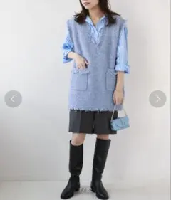 JOURNAL STANDARD relume ■TWEEDY KNITベスト