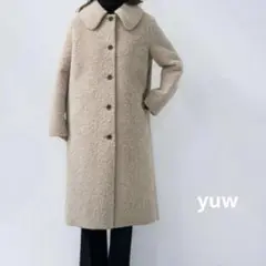 yuw ユウ　ゆう　ローリーズファーム　ボアステンカラーロングコートプードル