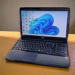 新品SSD256GB★Win11★メモリ8GB★富士通ノートパソコン★カメラ付き