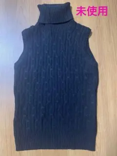 ブルックスブラザーズ　ノースリーブ　タートルネック　ニット