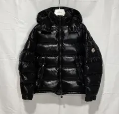 ［極美品］モンクレール　ダウンジャケット　マヤ　シャイニーブラック　サイズ0