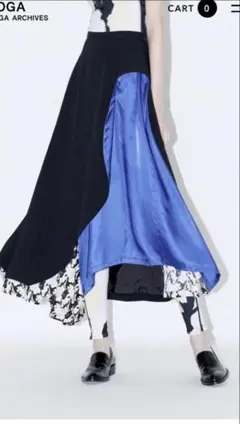 TOGA ACETATE TWILL SKIRTのサムネイル