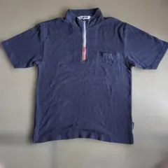 renoma U.P ハーフジップ ポロシャツ ブラック Mサイズのサムネイル