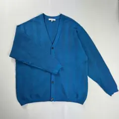【THE SHOP TK 】ポリニットへリンボンカーディガン　XLサイズのサムネイル