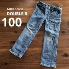 DOUBLE.B デニムパンツ 100 MIKI house