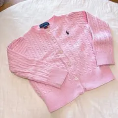 Ralph Lauren ピンク カーディガン 2/2T