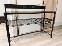 K＋BUILD 縦横連結できるスチール棚 三段 2個 - メルカリ