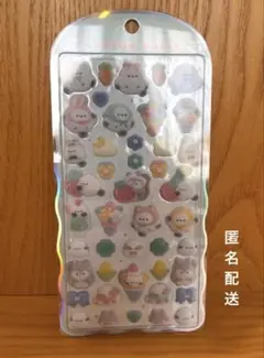 【正規品】コットンパフィーシール　シマエナガ