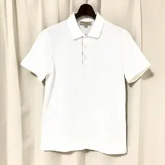 BURBERRY バーバリー ポロシャツ ホワイト ノバチェック S