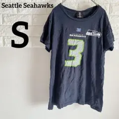Seattle Seahawks 【S】半袖Tシャツ ダークブルー　3番選手推し
