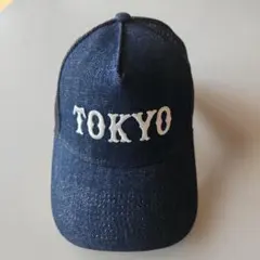 ニューエラ TOKYO 読売ジャイアンツ キッズ デニム キャップ ネイビー
