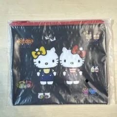 ハローキティ 50周年 一番くじ D賞 フラットポーチ