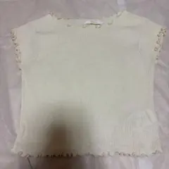 Chico リブトップス　アイボリーのサムネイル