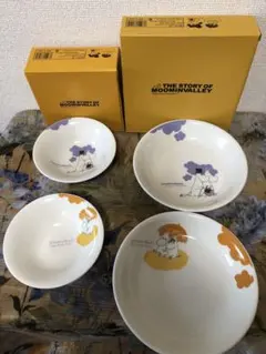 ⭐️新品　未使用⭐️ムーミンパスタカレー2枚セット&サラダボウル2個セット