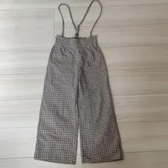 チェック柄サロペット（130cm~）