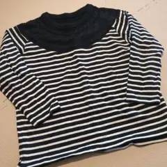 RODEO CROWNS ストライプ長袖Tシャツ FREEサイズ