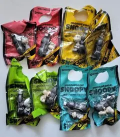 スヌーピー　SNOOPY　モノトーン　メモスタンド　８点まとめ売り