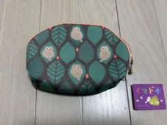 【新品未使用】ポーチ フクロウ柄のサムネイル