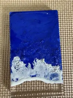 レジンアート 海の波打ち際 オブジェのサムネイル