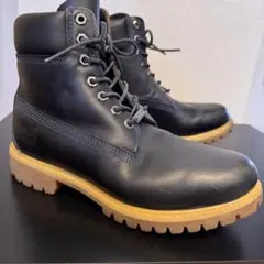 Timberland ハイカットワークブーツ （黒に近い濃紺です）