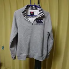 カンタレビー グレー ジップアップ スウェット