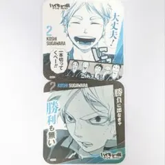 ハイキュー 菅原孝支 ゲンガ 青春激励 コースター ハイキュー 菅原孝支 ハイキュー展 ゲンガ×タイカン 青春激励