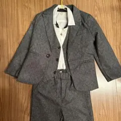 グレー フォーマルスーツ　120cm