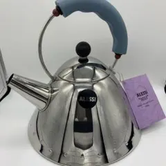 【未使用品】ALESSI アレッシィ ステンレス ケトル やかん イタリア製 未使用品】ALESSI アレッシィ ステンレス ケトル やかん