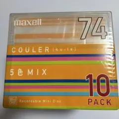 録音用ミニディスク マクセル MD 10パック 74分 COULER