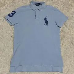 Polo by RalphLauren ビックポニー カスタムフィット ブルー
