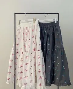 poppy ポピー 花柄 ウェーブカーゴパンツ あさぎーにょ Lサイズ - メルカリ