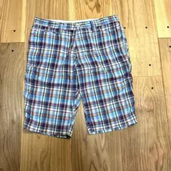 カトー KATO' ハーフパンツ チェックパンツ 日本製 サイズSのサムネイル