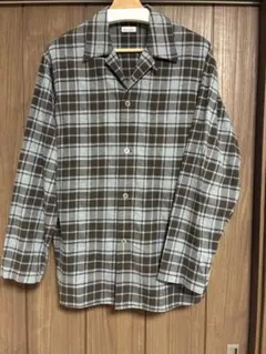 steven alan チェック柄 長袖シャツ ブラウン系 L美品