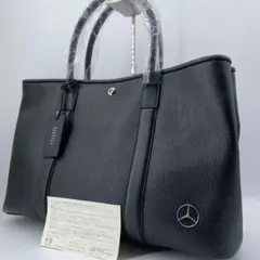 新品✨バーニーズニューヨーク メルセデスベンツ トートバッグ 肩掛け シボ革 黒