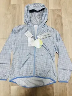 Kaepa フード付きウィンドブレーカー M ギンガムチェック