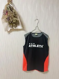 新品 ATHLETA ノースリーブ タンクトップ サッカー フットサル アスレタ