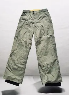 wind lipスノーボードウェア メンズ パンツ カーキ色　美品