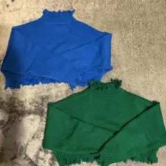 INGNI ショート丈　ブロークンニット　２枚セット