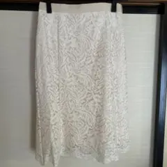 ROPE レース タイトスカート ホワイト 38のサムネイル