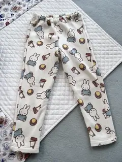 ミッフィー　長ズボン　パンツ　裏起毛　100