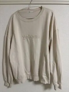 Boka nii Loo ベージュ オーバーサイズ トレーナー