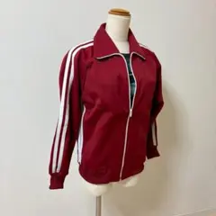 80s 国産ヴィンテージ トラックジャケット エンジ M 2本線